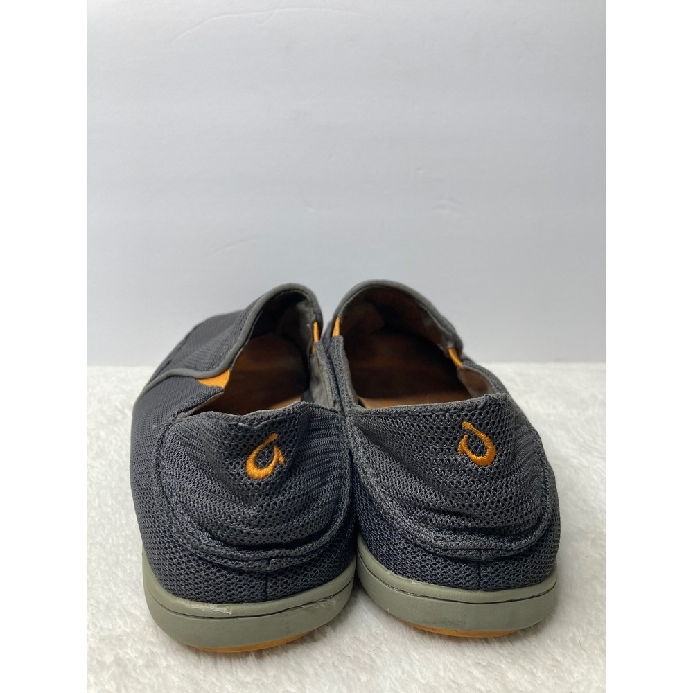 OluKai Shoes Mens 8.5 Nohea Mesh Slip On Grey Casual Loafer Beach Island Coastal - Picture 5 of 10